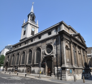 St Lawrence Jewry next Guildhall from Gresham street