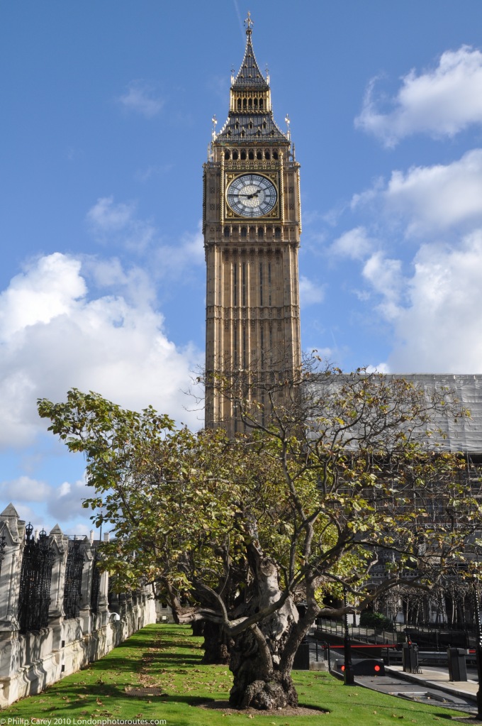 Big Ben as seen from New Palace Yard