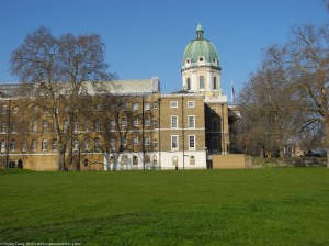 Side view of Imperial War Museum